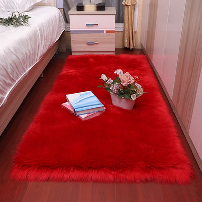 Plush soft bedroom rug