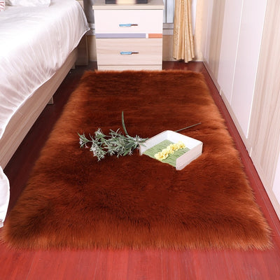 Plush soft bedroom rug