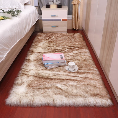 Plush soft bedroom rug