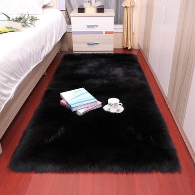 Plush soft bedroom rug