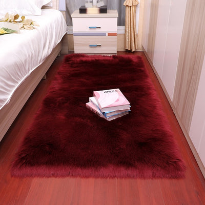 Plush soft bedroom rug