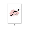 Pink Decorative Wall Art Canvas