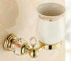 Holder Crystal Gold Washroom