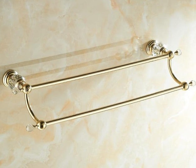 Holder Crystal Gold Washroom