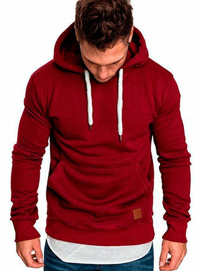 Mens Long Sleeve Autumn Spring Casual Hoodies