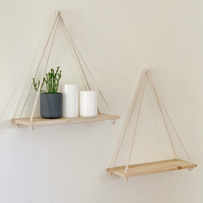 Floating wooden Wall Shelves