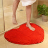 Love Heart Shape Bathroom Carpet mat