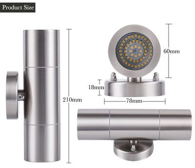 Stainless Steel Outdoor Led Wall Light